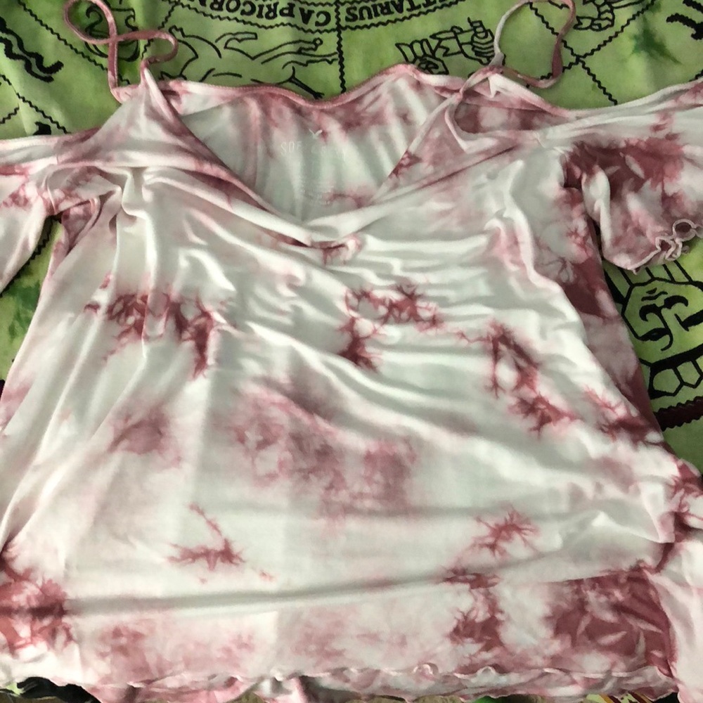 American eagle, pink/dark purple, medium